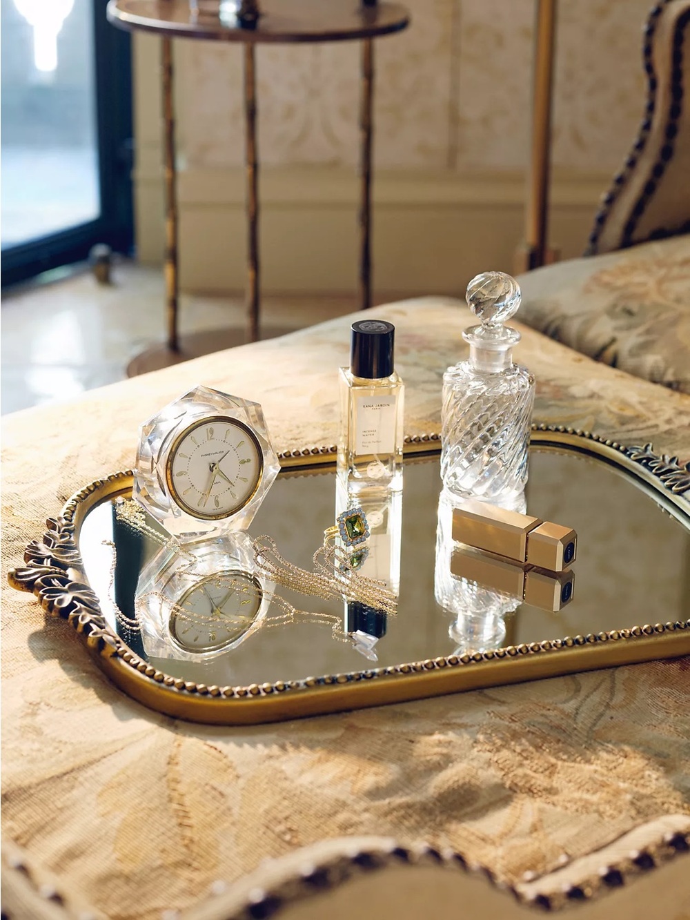 Anthropologie Gleaming Primrose Vanity Tray